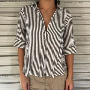J crew striped top!